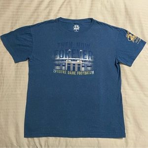 “We Are ND” Then, Now, Forever Notre Dame Football shirt☘️🏈